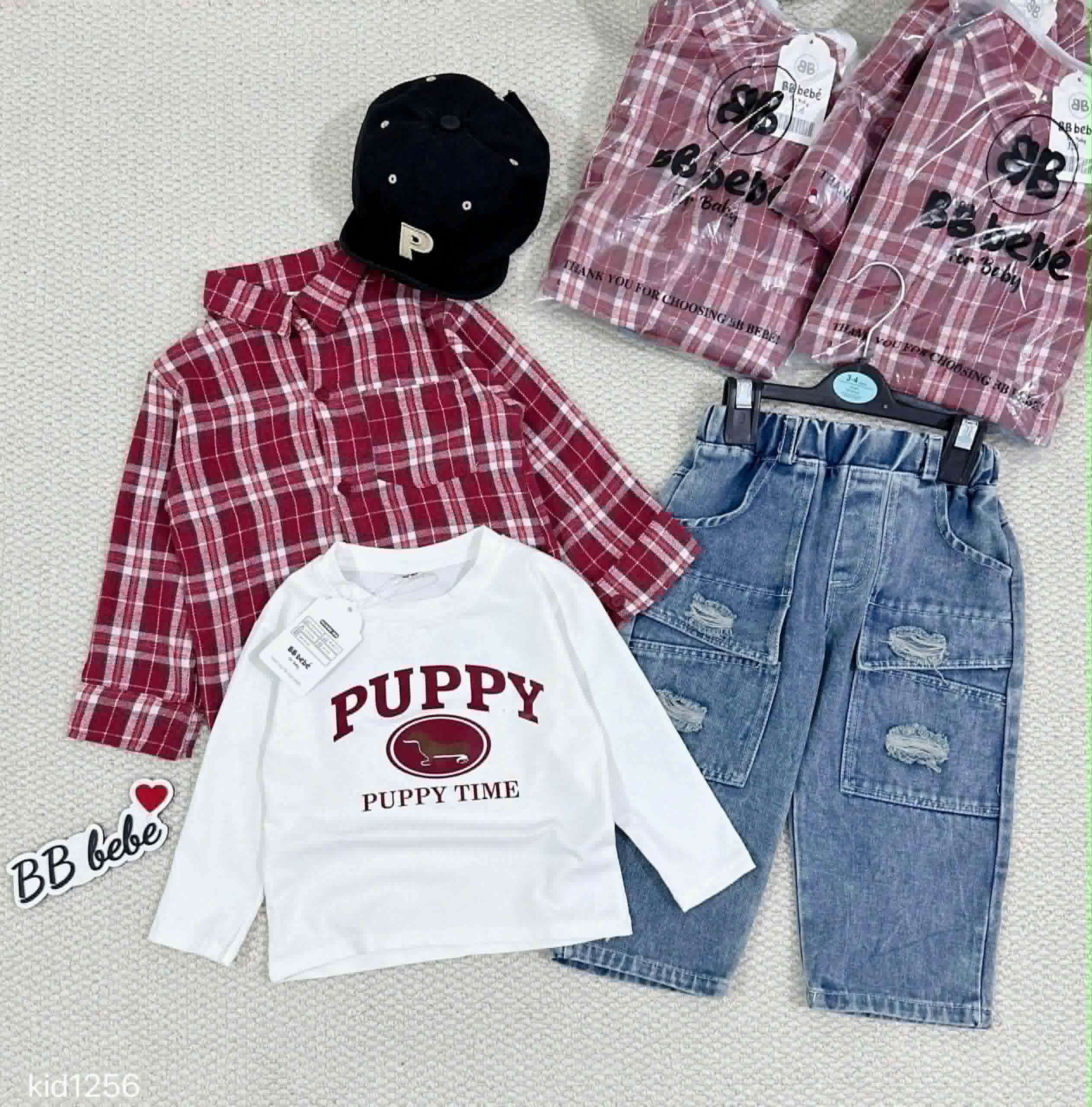 Three-pieces Boy Sporty Set