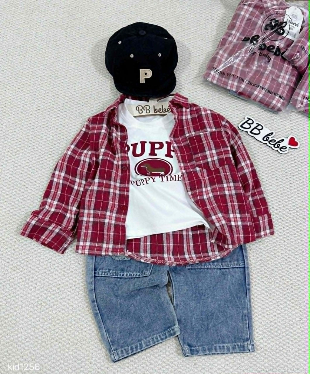 Three-pieces Boy Sporty Set