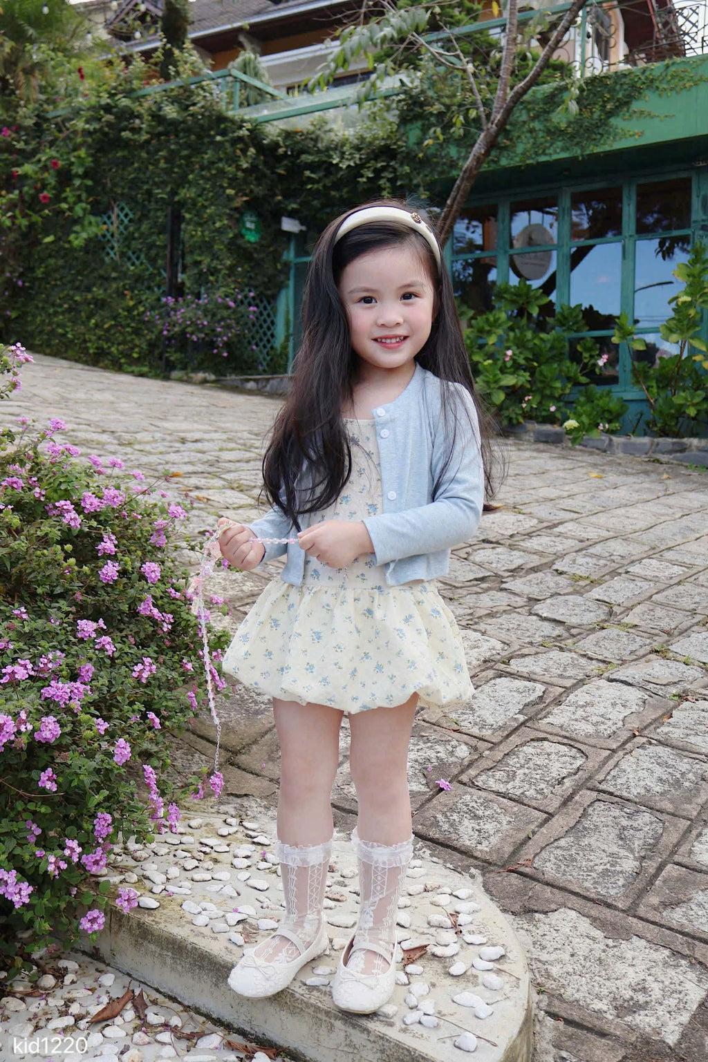 Pastel Floral Two-Pieces Set