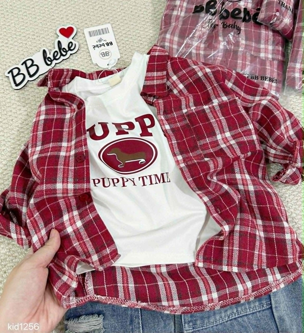 Three-pieces Boy Sporty Set