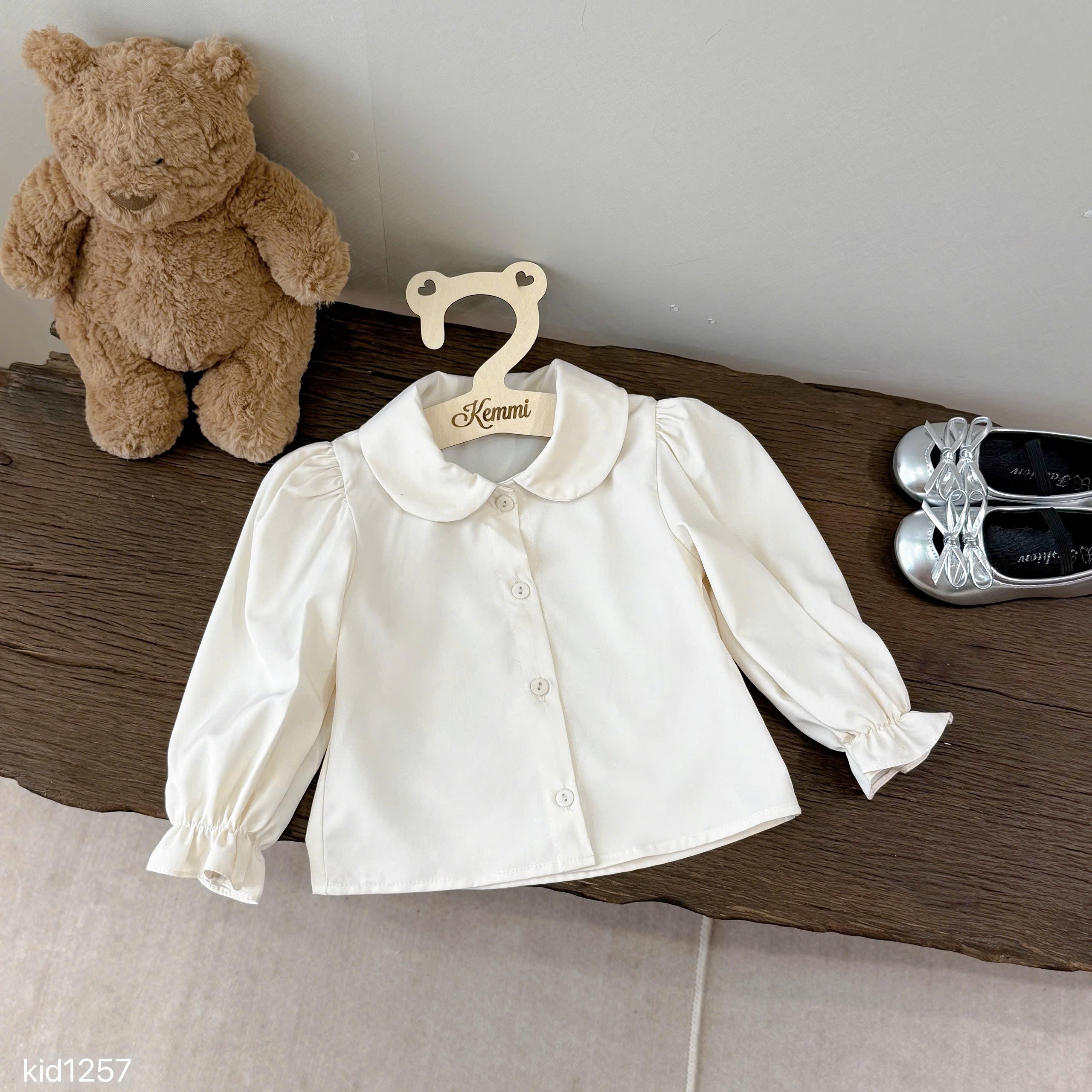 2 Pieces Small Heart Dress with Beige Shirt