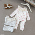 Baby girl's floral pajama set