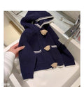 Bear Wool Hooded Cardigan